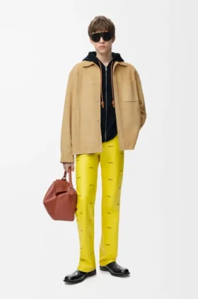 Overshirt in Suede Lambskin
