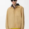 Overshirt in Suede Lambskin