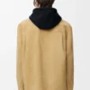 Overshirt in Suede Lambskin