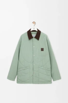 padded overshirt in technical shell 1 1 280x423 - Padded Overshirt in Technical Shell