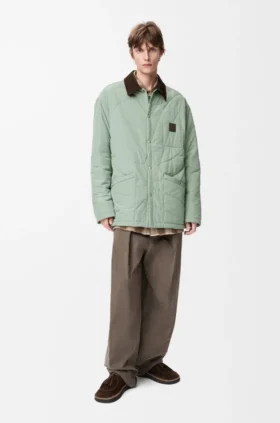 padded overshirt in technical shell 2 1 280x423 - Padded Overshirt in Technical Shell