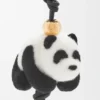 Panda Charm in Felt and Calfskin