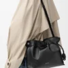 Panta Medium Flamenco Clutch in Shiny Calfskin