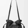 Panta Medium Flamenco Clutch in Shiny Calfskin