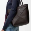 Panta Medium Puzzle Fold Tote in Shiny Calfskin Panta Medium Puzzle Fold Tote in Shiny Calfskin