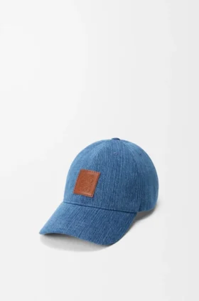 Patch Cap in Denim