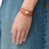 Pebble Bracelet in Calfskin