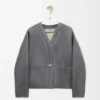 Pebble Cardigan in Shearling