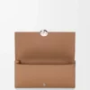 Pebble Continental Wallet in Pebble Grained Calfskin Pebble Continental Wallet in Pebble Grained Calfskin