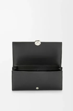 Pebble Continental Wallet in Pebble Grained Calfskin