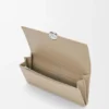 Pebble Continental Wallet in Pebble Grained Calfskin Pebble Continental Wallet in Pebble Grained Calfskin