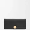 Pebble Continental Wallet in Shiny Nappa Calfskin Pebble Continental Wallet in Shiny Nappa Calfskin