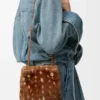 Pebble Pouch in Printed Shearling Pebble Pouch in Printed Shearling
