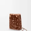 Pebble Pouch in Printed Shearling Pebble Pouch in Printed Shearling