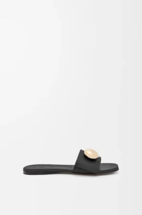 Pebble Slide in Soft Calfskin