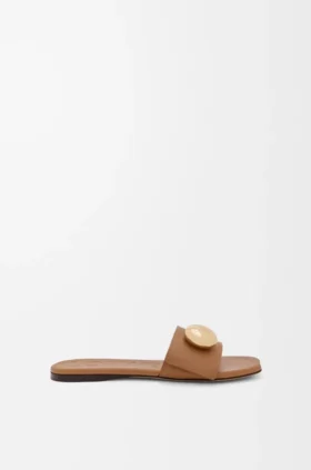 Pebble Slide in Soft Calfskin