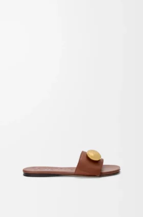 Pebble Slide in Soft Calfskin