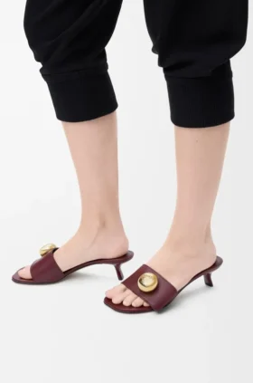 Pebble Slide in Soft Calfskin