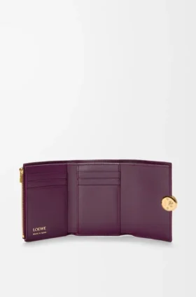 Pebble Small Vertical Wallet in Pebble Grained Calfskin Pebble Small Vertical Wallet in Pebble Grained Calfskin