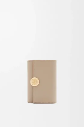 Pebble Small Vertical Wallet in Shiny Nappa Calfskin Pebble Small Vertical Wallet in Shiny Nappa Calfskin