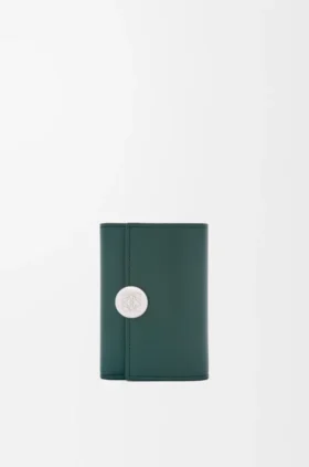 Pebble Small Vertical Wallet in Shiny Nappa Calfskin Pebble Small Vertical Wallet in Shiny Nappa Calfskin