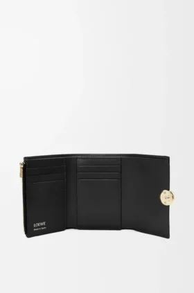 Pebble Small Vertical Wallet in Shiny Nappa Calfskin Pebble Small Vertical Wallet in Shiny Nappa Calfskin