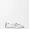 Pebble Soft Ballerina in Laminated Nappa Lambskin Pebble Soft Ballerina in Laminated Nappa Lambskin