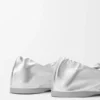 Pebble Soft Ballerina in Laminated Nappa Lambskin Pebble Soft Ballerina in Laminated Nappa Lambskin
