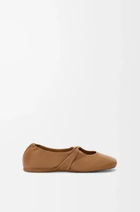 Pebble Soft Ballerina in Nappa Lambskin