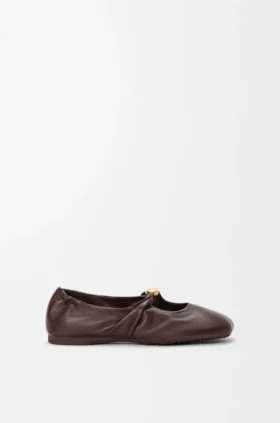 Pebble Soft Ballerina in Nappa Lambskin