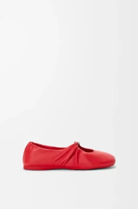 Pebble Soft Ballerina in Nappa Lambskin