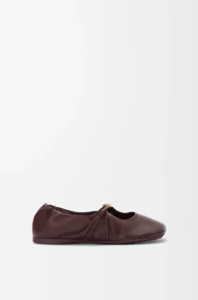 Pebble Soft Ballerina in Nappa Lambskin