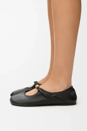 Pebble Soft Ballerina in Nappa Lambskin