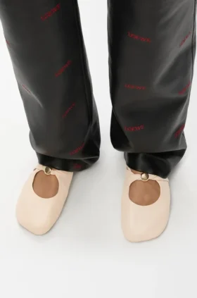 Pebble Soft Ballerina in Nappa Lambskin