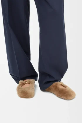 Pebble Soft Ballerina in Shearling