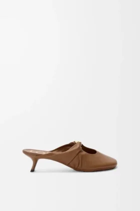 Pebble Soft Mule in Nappa Lambskin