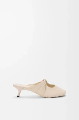 Pebble Soft Mule in Nappa Lambskin