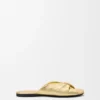 Pebble Soft Slide in Laminated Lambskin Pebble Soft Slide in Laminated Lambskin