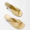 Pebble Soft Slide in Laminated Lambskin Pebble Soft Slide in Laminated Lambskin
