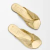 Pebble Soft Slide in Laminated Lambskin Pebble Soft Slide in Laminated Lambskin