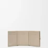 Pebble Trifold Wallet in Pebble Grained Calfskin Pebble Trifold Wallet in Pebble Grained Calfskin