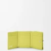 Pebble Trifold Wallet in Shiny Nappa Calfskin Pebble Trifold Wallet in Shiny Nappa Calfskin