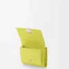 Pebble Trifold Wallet in Shiny Nappa Calfskin Pebble Trifold Wallet in Shiny Nappa Calfskin