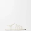 Petal Anagram Sandal in Calfskin