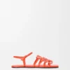 Petal Anagram Sandal in Calfskin