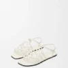 Petal Anagram Sandal in Calfskin