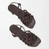Petal Anagram Sandal in Calfskin Petal Anagram Sandal in Calfskin