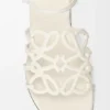 Petal Anagram Sandal in Calfskin
