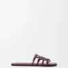 Petal Anagram Slide in Calfskin Petal Anagram Slide in Calfskin