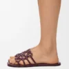 Petal Anagram Slide in Calfskin Petal Anagram Slide in Calfskin